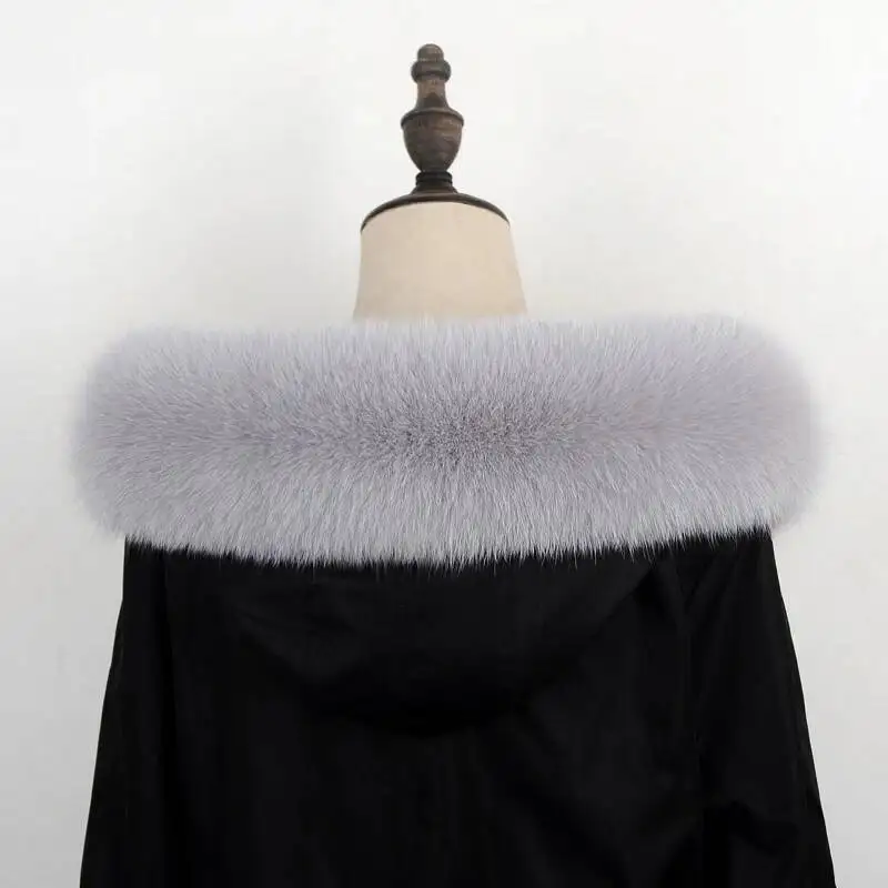 

Real Fox Fur Collar Women Winter 100% Natural Fur Scarf Fashion Neck Warm Fur Scarves Shawl Keep Warm Luxury Warm Scarf Ladies
