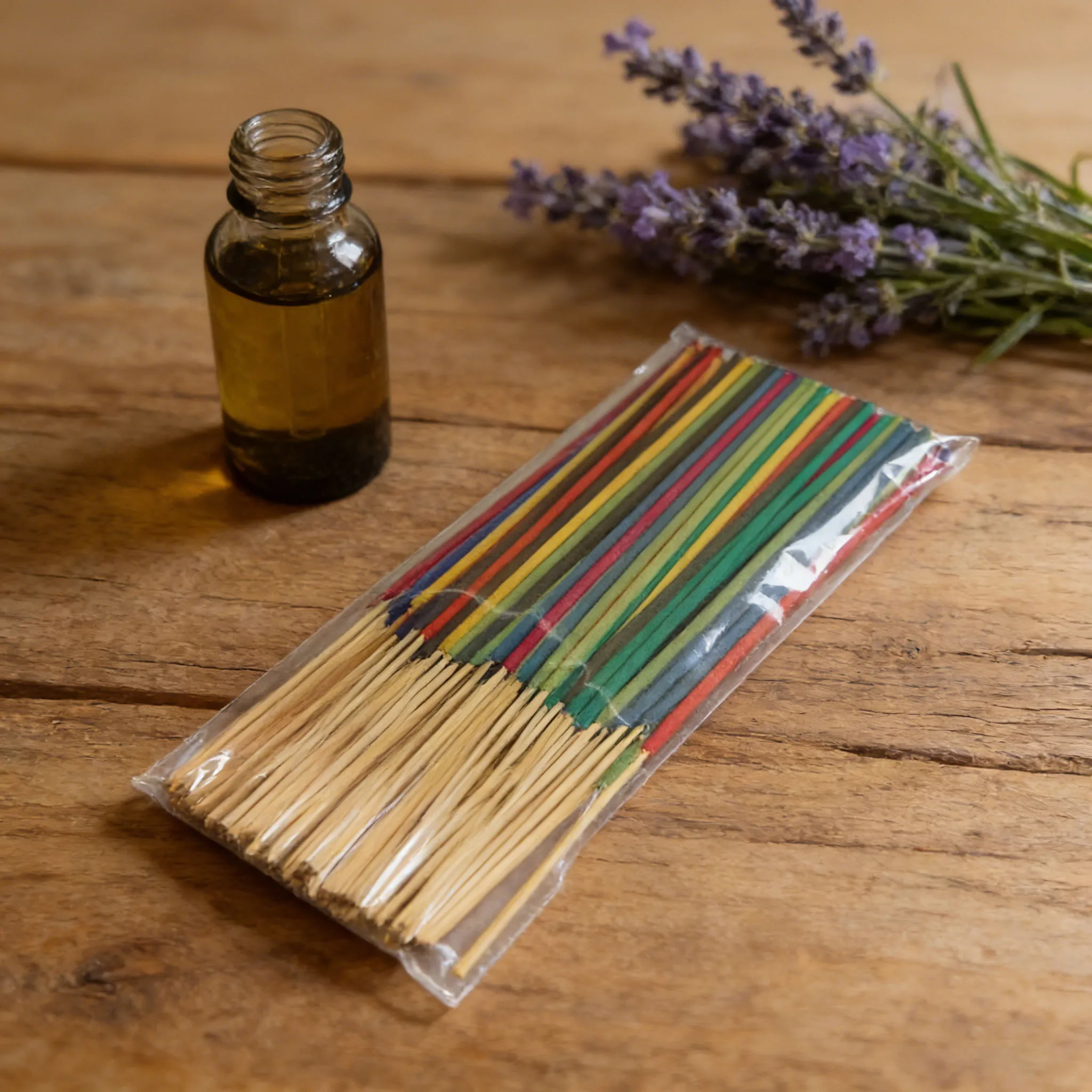 50/100/200/400 Incense Sticks with Natural Essential Oil Infused Aroma - Woody Powder and Smoky Powder Sticks, Suitable for Meditation, Sleep Aid, Bathing, Relaxation, Deodorization, Aromatherapy - Lavender, Eucalyptus, Mint, Frankincense, Sandalwood, Jasmine, Rose, Mint, Sage, Dragon's Blood, Ocean Scent