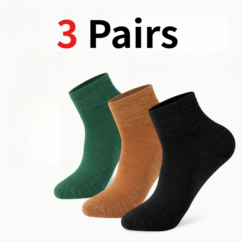 

1/3 пары носков из мериносовой шерсти для мужчин и женщин, дышащие носки для походов, зимние теплые спортивные носки, влагоотводящие носки с амортизацией