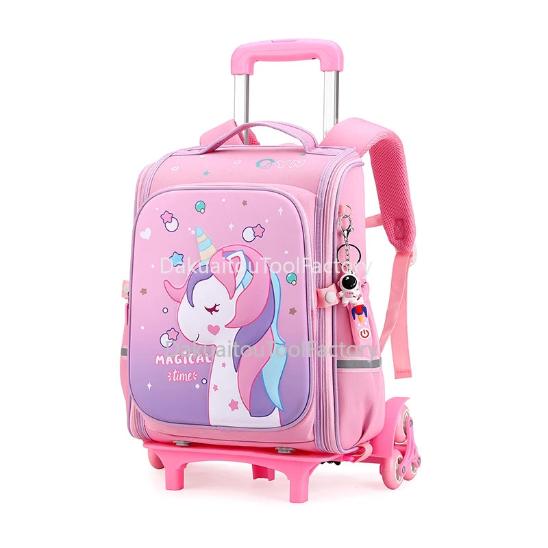 

Unicorn schoolbag for primary school students in grades 1-6 women's large capacity backpack one breathable space schoolbag