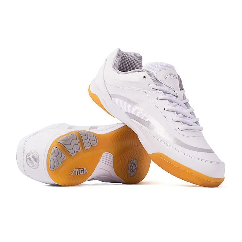 Hot Selling Breathable Table Tennis Shoes Training Sports Shoes for Men Indoor Badminton Shoe Man Silvery Table Tennis Shoe Boy