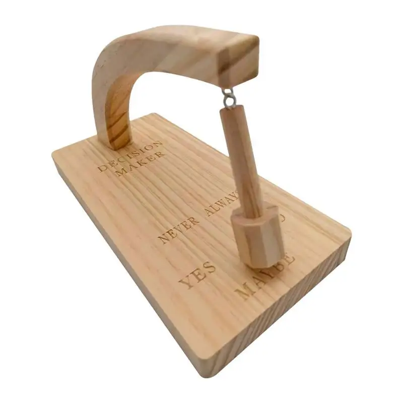 Wood Decision Maker Pendulum Magnetic Wooden Decision Maker Pendulum Swing Pendulum To Find Your Answer Party Prop Pendulum