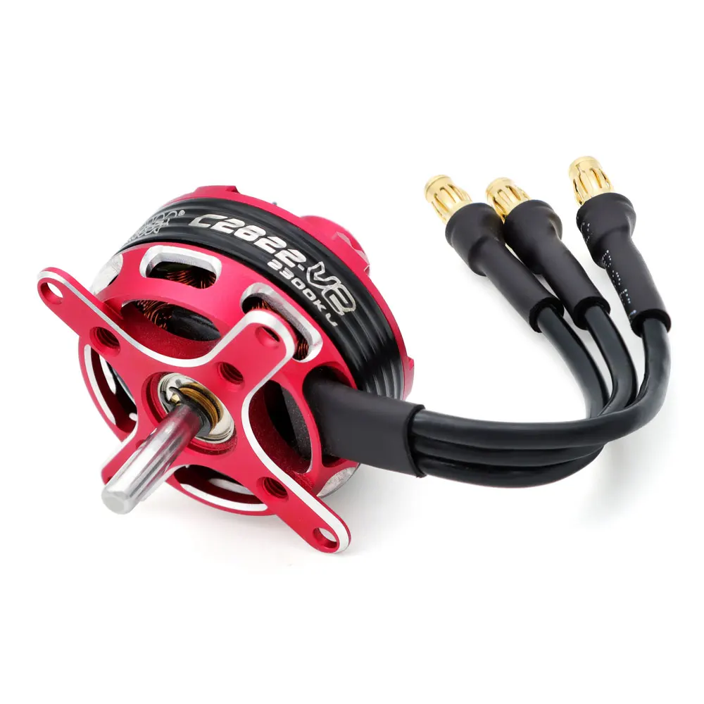 SURPASS HOBBY C2822 2826 2830 2834 2838 V2 Outrunner Brushless Motor für RC-Flugzeuge, Quadcopter, Drohnen und Modellflugzeug-Zubehör