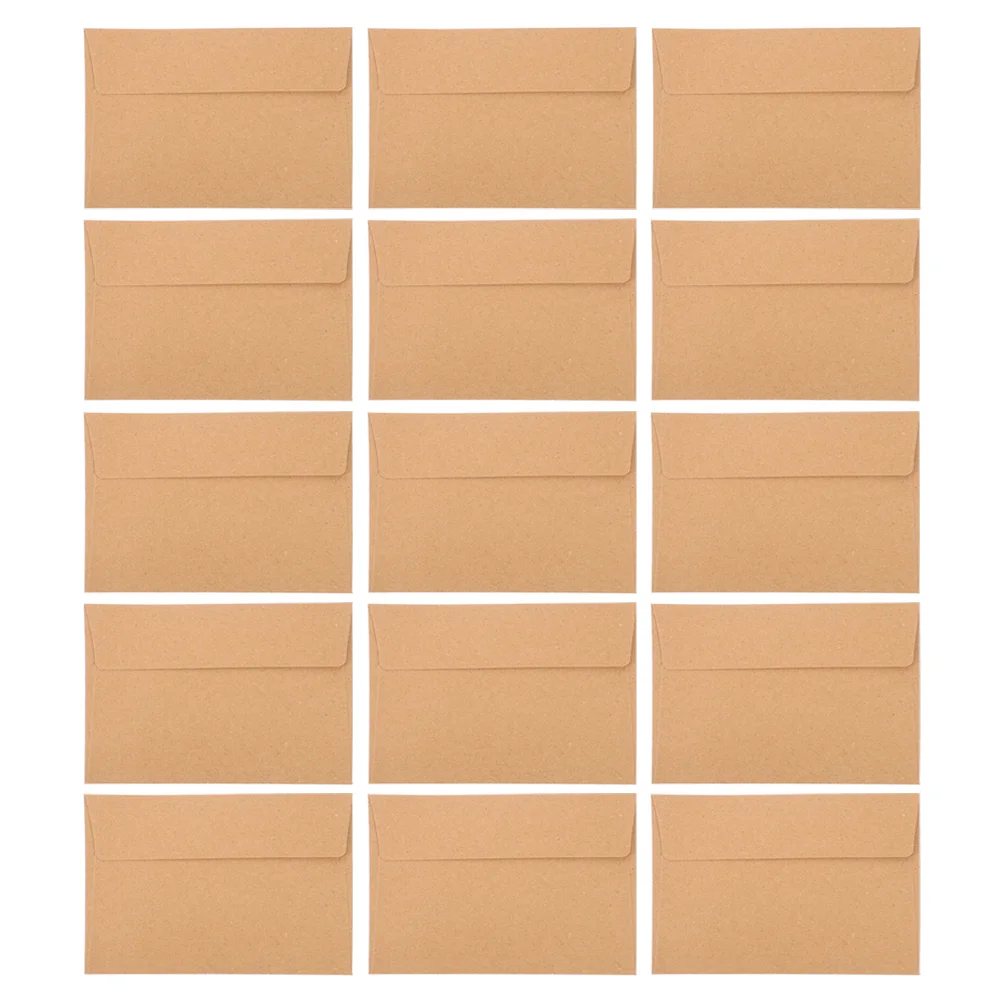 

30 PCS Invitation Envelope Kraft Paper Postcard Envelopes Wedding Brown A4 Printing Refills