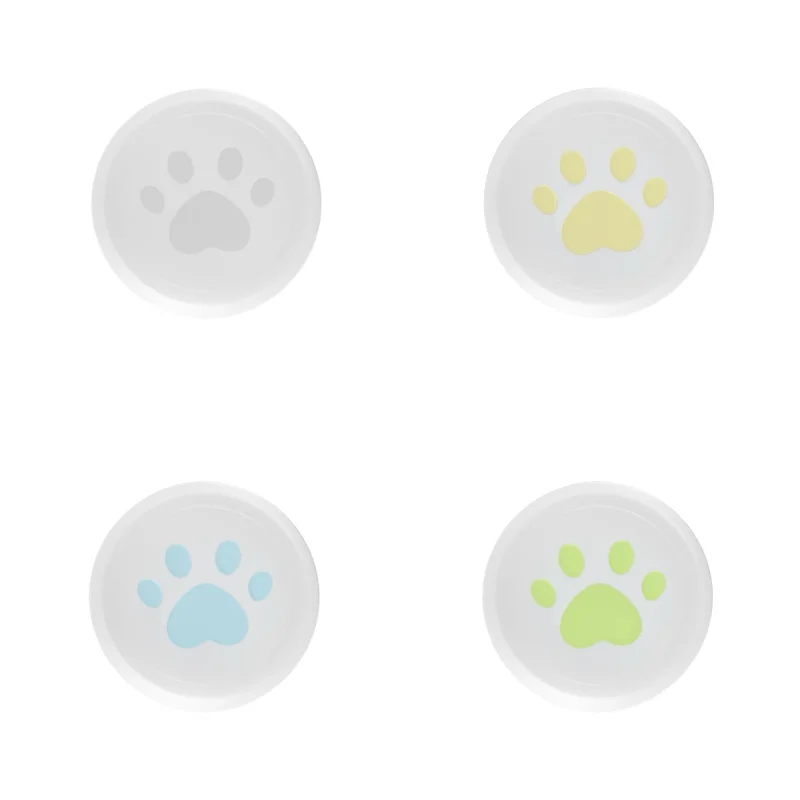 

For Cute Tamagotchi Paradise Full Body Protective Case Button Cap Transparent Silicone Cat Paw Knob Cap Accessory Girl Gift