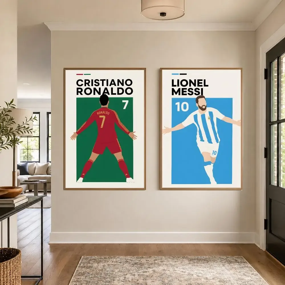 Sports Minimal Athlete Illustration Graphic Wall Art Poster HD Waterproof PP Paper Print Bedroom Living Room Office Decor Gift