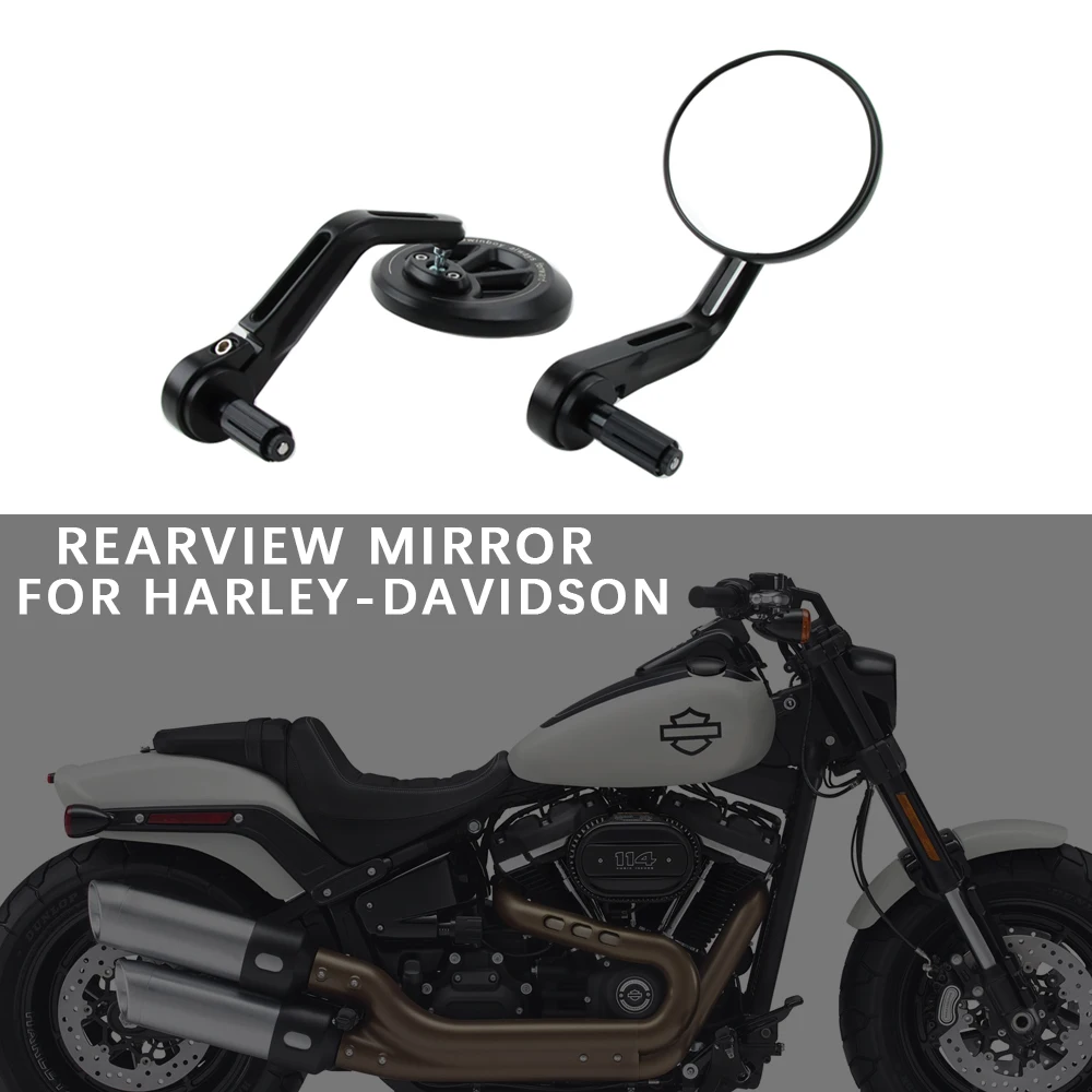 

For Harley-Davidson NIGHTSTER SPECIAL / SPORTSTER S Motorcycle CNC Handlebar Handle Bar Rearview Side Mirrors Bar End Mirror Kit