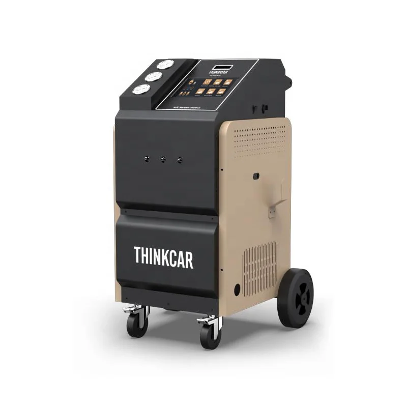 

THINKCAR AC100 PRO Усовершенствованная интеллектуальная машина для восстановления хладагента Восстановление Зарядка Вакуум и очистка 10-дюймовый сенсорный экран
