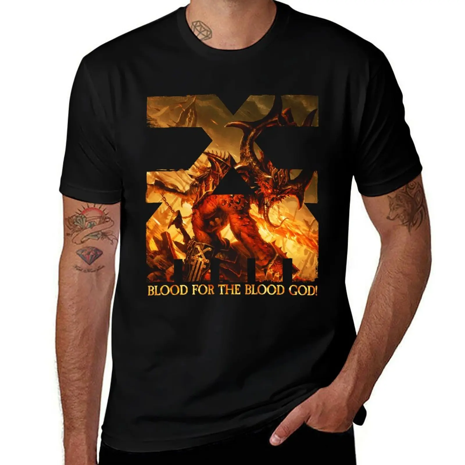 

Khorne God For Fans T-Shirt Sweat Absorbing Sports Tee Shirt