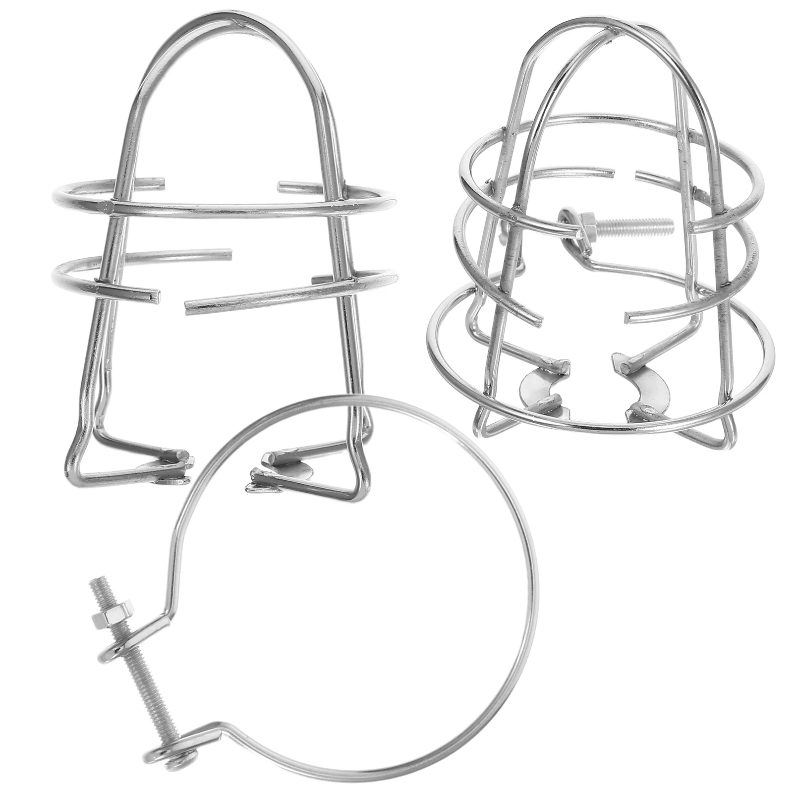 2Pcs Sprinkler Head Protection Cover Plate Stainless Steel Sprinkler Guard Cage for Maintenance Construction Use