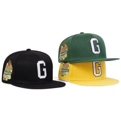 Unisex G Letter Embroidery Hip-hop Hats Spring Autumn Outdoor Adjustable Casual Baseball Caps Sunscreen Hat