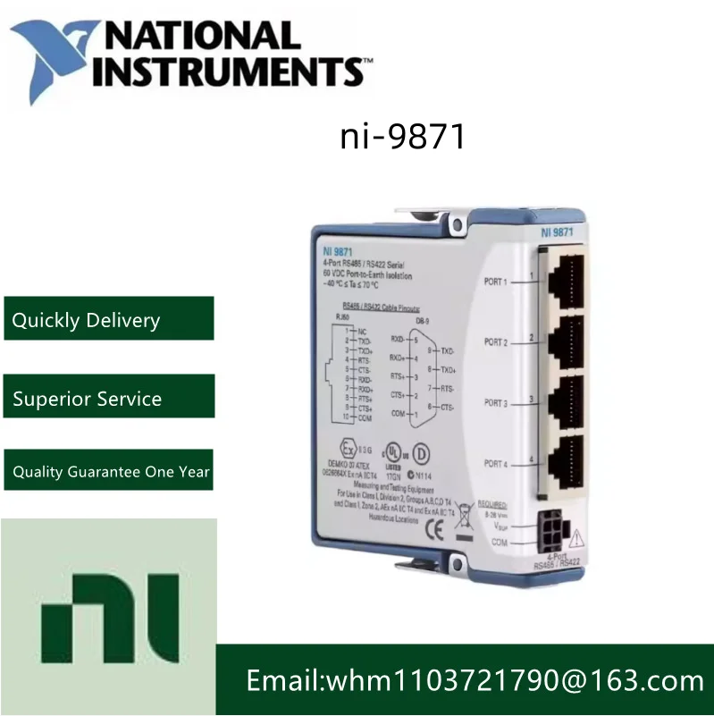 

NI 9871 CompactRIO 4-port 779892-01 New Genuine