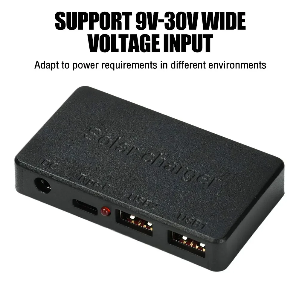 PD 100W Solar-Spannungsregler-Controller mit Typ-C PD & Dual-USB-Schnellladung für Solarpanels DIY-Strommodul – Detail 10