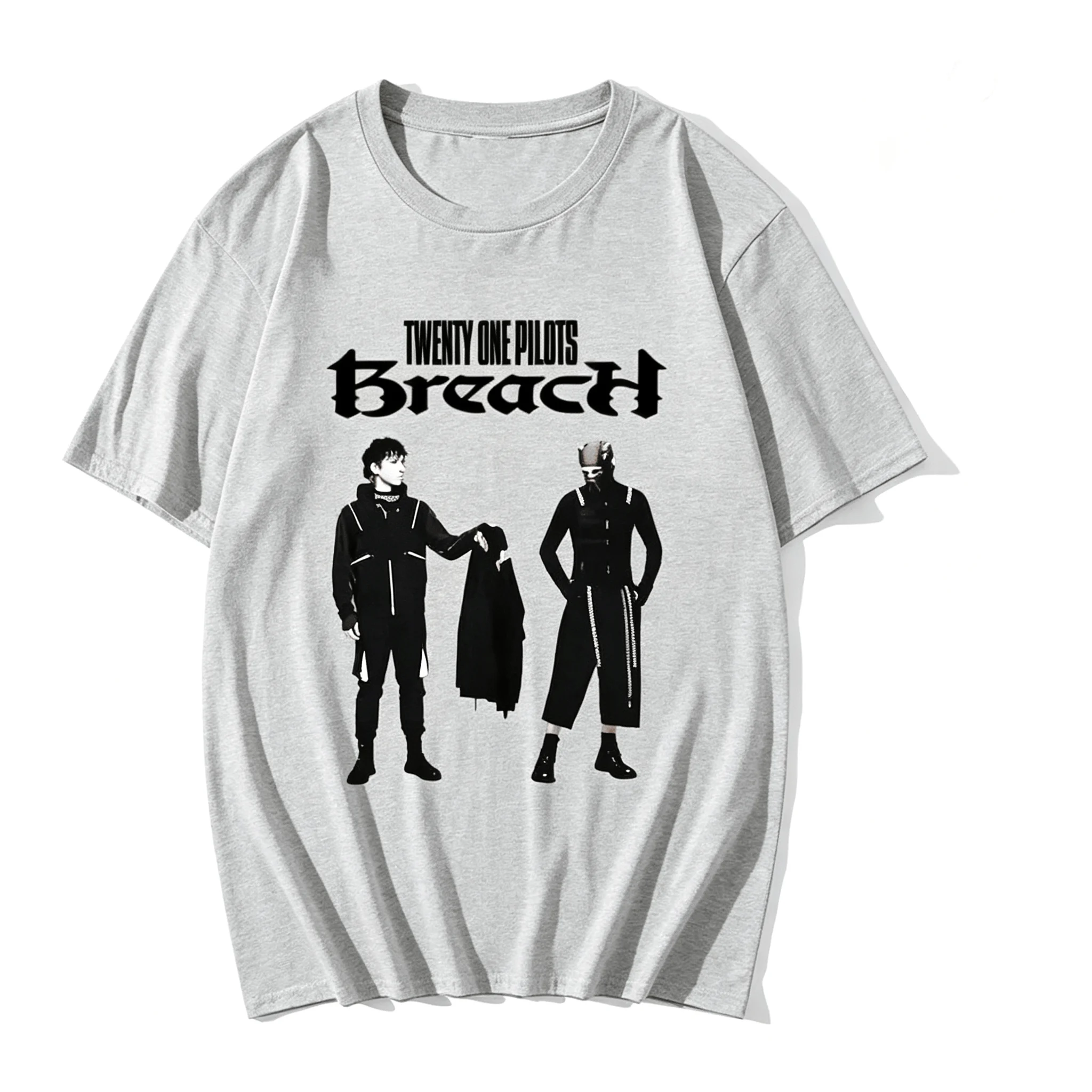 Twenty One Pilots Shirt Breach Shirt Clancy Trench T-Shirt 2026 Summer Men Women 100_Cotton Oversized T-shirt Street Wear Y2K - view 4