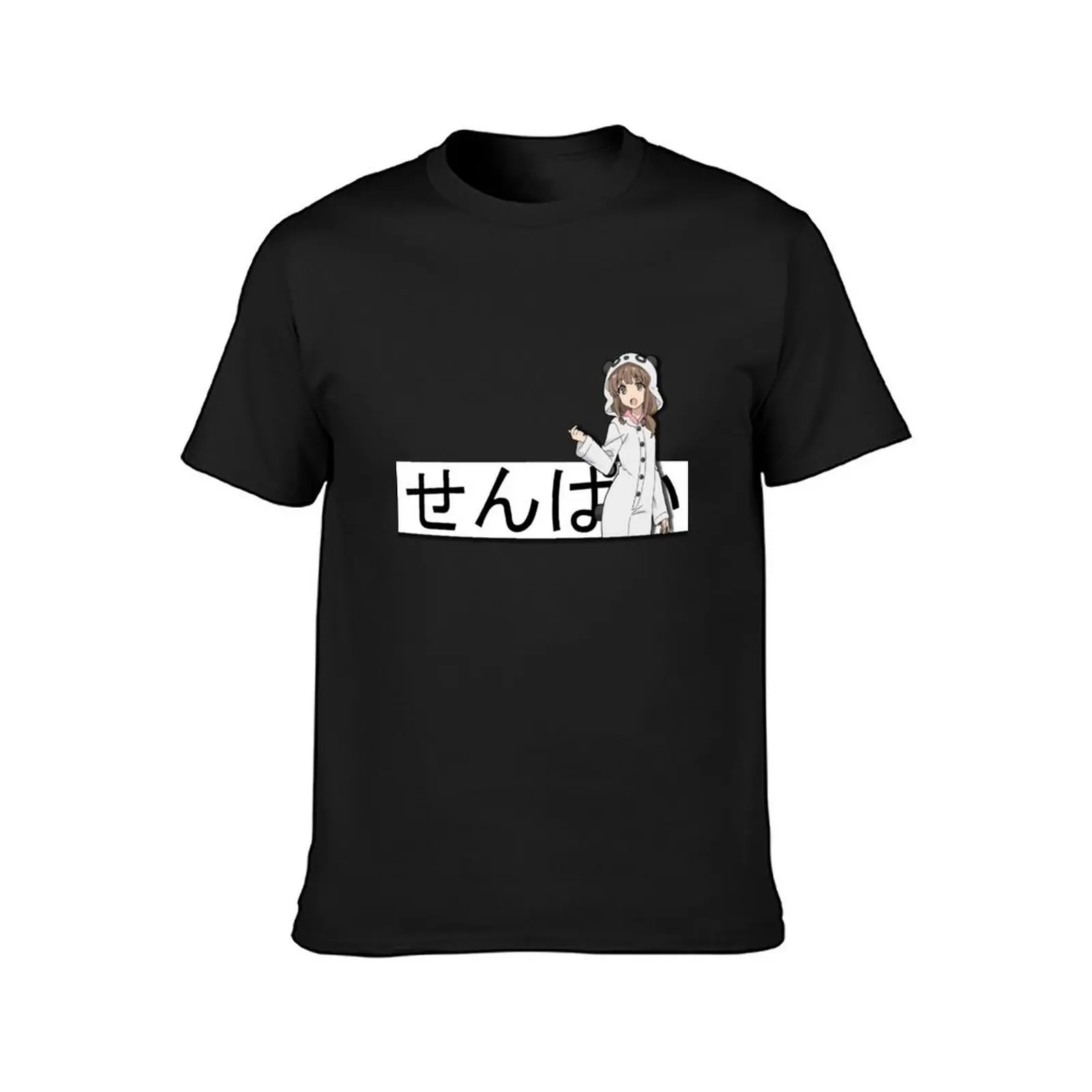 Bunny Girl Senpai Kaede Asuzagawa Waifu Sticker T-shirt summer top customs mens plain t shirts