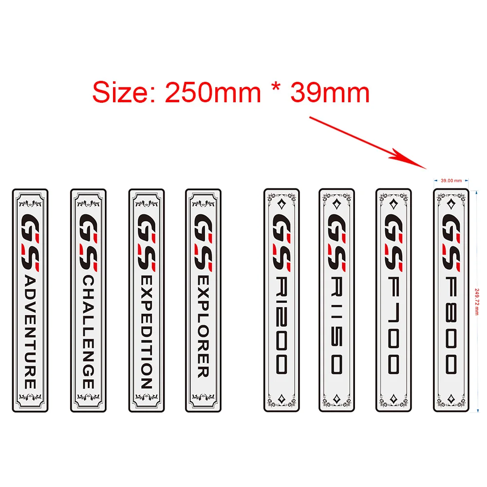 لسيارات BMW F800GS F800 GS ADV مغامرة دراجة نارية سبائك الألومنيوم صندوق السيارة ملصق حقائب صندوق جانبي ملصق مائي #5