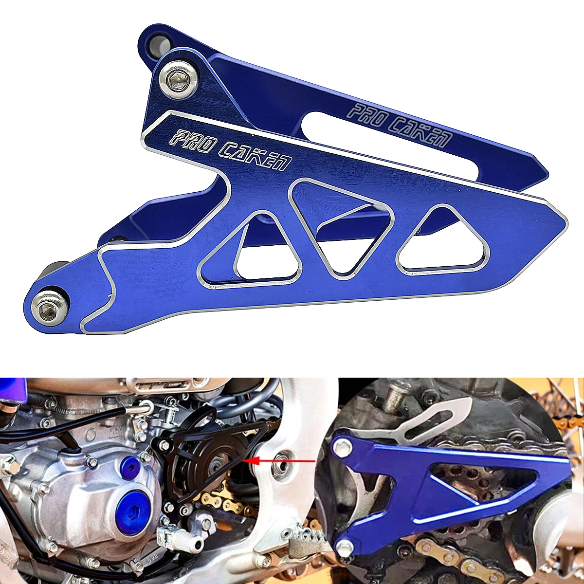 

CNC Front Sprocket Cover Chain Protector Guard For Yamaha YZ250 YZ250F YZ250X WR250F YZ450F WR450F YZ 250 250F 250X WR 450F 450