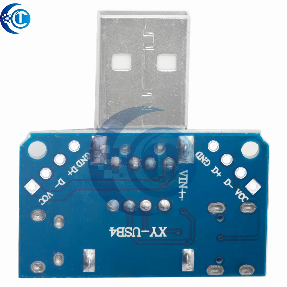 XY‑USB4 USB Test Adapter Module, USB‑A Male to Type‑C / Micro USB / USB‑A Female with 4‑Pin Header