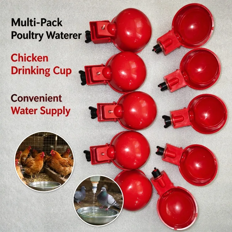 2/10cs Huhn Trinken Schüssel Geflügel Automatische Wasser Dispenser Taube Automatische Wasser Dispenser Kleine Küken Fütterung Schüssel – Detail 3