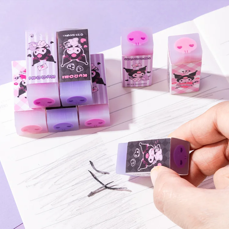 

Iigen Yizheng Stationery 12 Yuan Per Box Sanrio Image Cartoon Mini Sandwich Eraser Student Exam Special Eraser