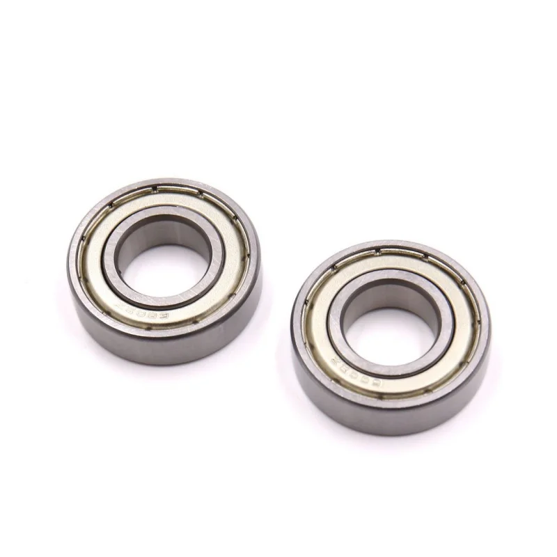 2Pcs 6002Z Double Sided Metal Shielded Deep Groove Ball Bearings, High Precision & Wear Resistant Universal Bearings, 15x32x9mm