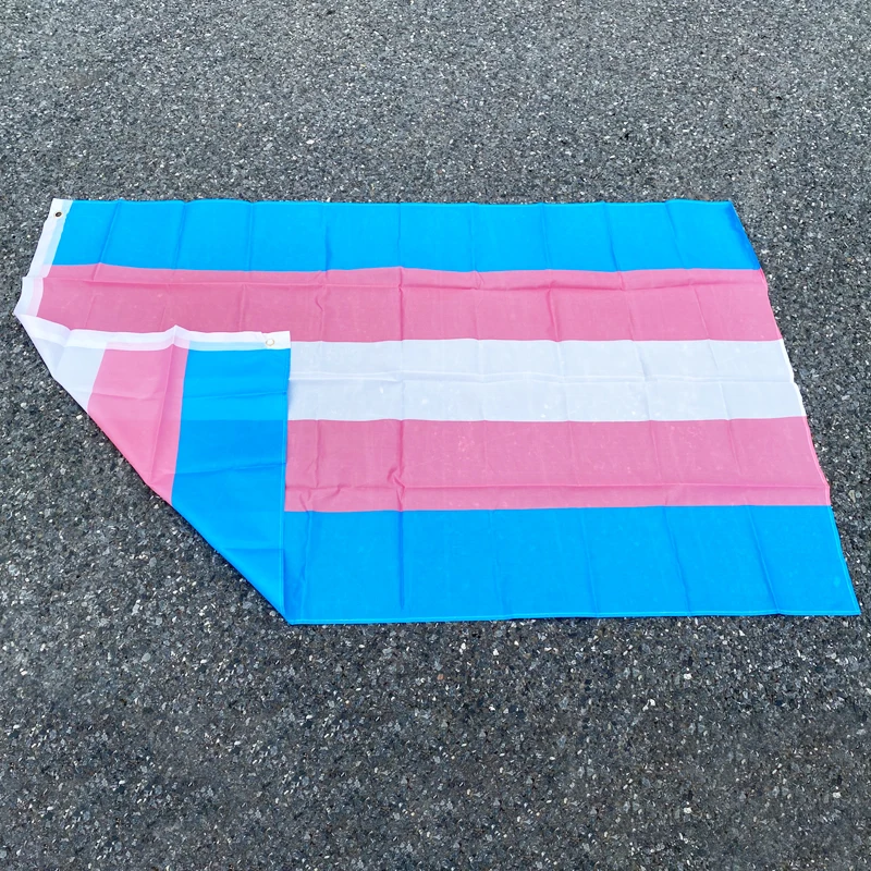 Aerlxemrbrae flag  rainbow new transgender flag 5ft * 3 ft - 100% Polyester Gay Pride gay flag