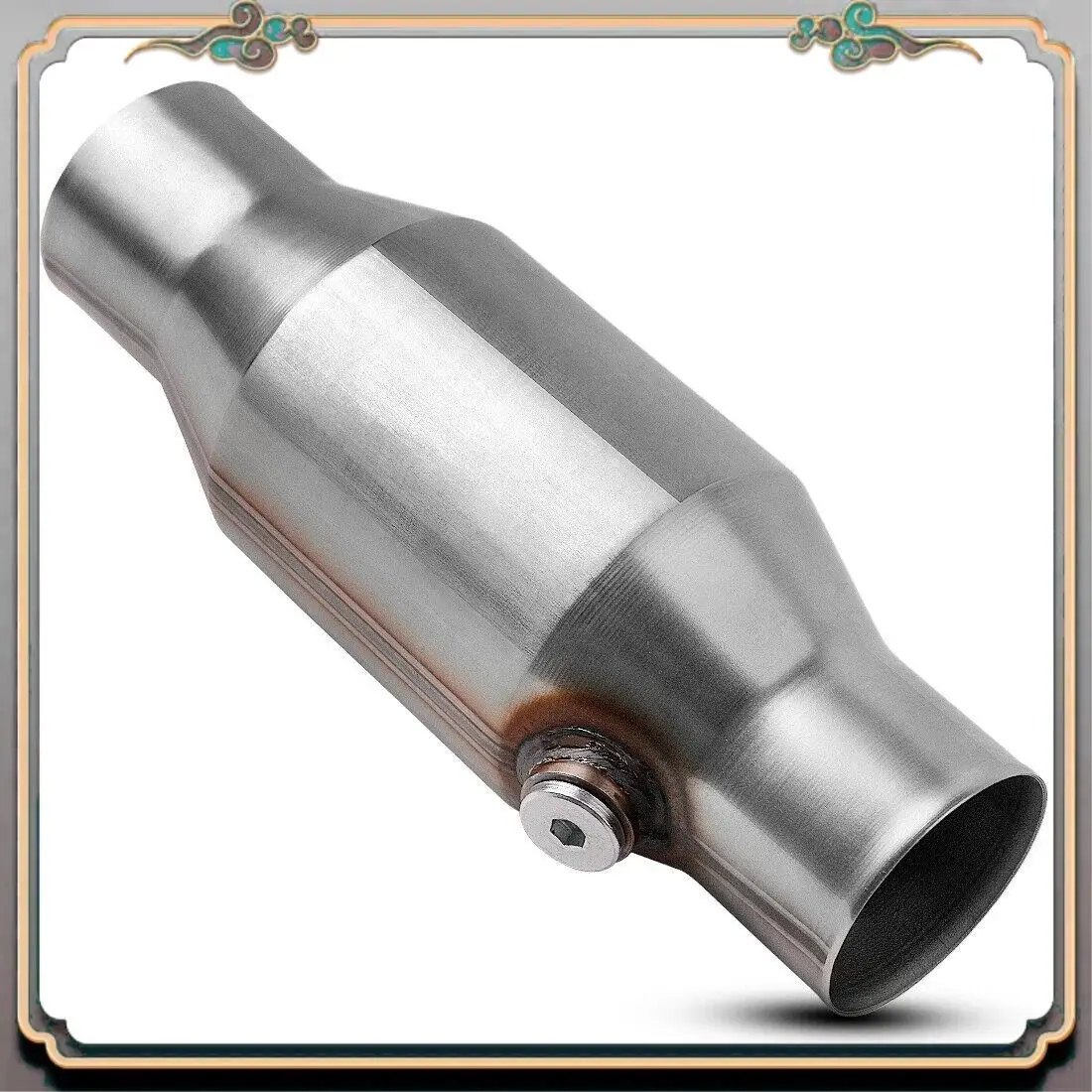 

Reliable-2.5Inch Spun Universal Catalytic Converter High Flow Stainless Steel 425250 Exhaust Catalytic Converter