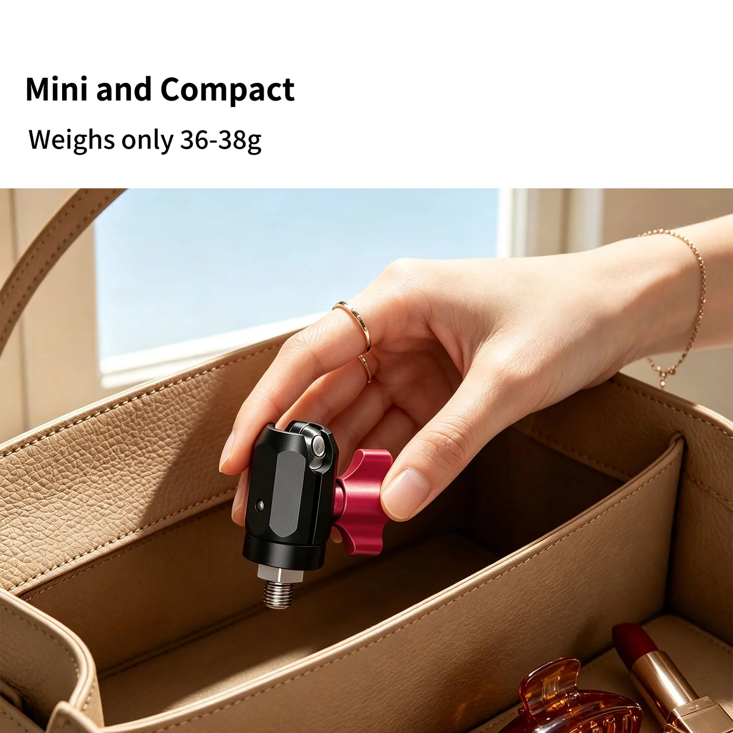17mm Kugelkopf auf 1/4 M6 M8 M10 3/8 Schraubadapter aus Aluminium für GoPro Insta360 DJI Actionkamera Handy Motorradhalterung – Detail 9