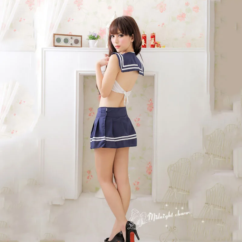 Woman Traditional Student Sexy School Uniform Cosplay Costume Students Dress Nightwear Ladies Fancy Pajamas Carnival Skirt Satin