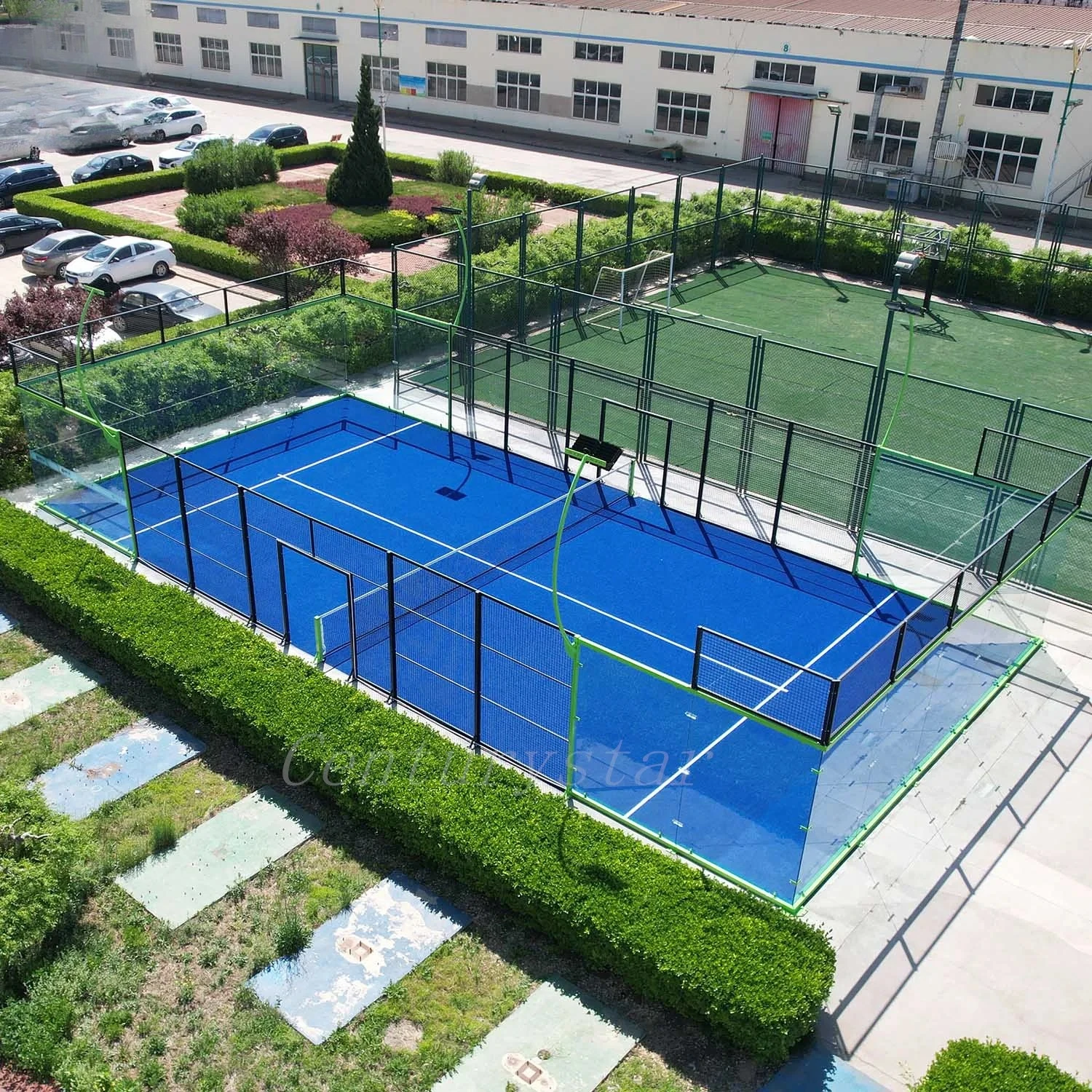 Producent Hurtownik Halowe i Zewnętrzne Boisko do Padelu Szklane Boisko do Padelu, Panoramiczne Boisko do Tenisa Padel na Sprzedaż