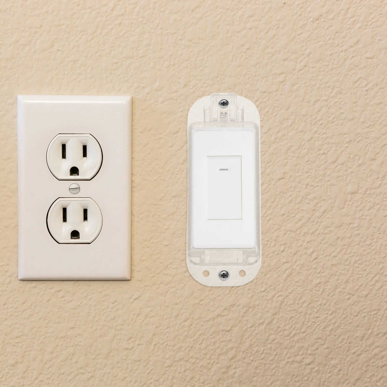 

4 шт., защитная крышка выключателя света, прозрачная защита кулисного переключателя, водонепроницаемая настенная пластина, защита для ванной комнаты, кухни, розетка