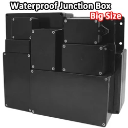 Choice Waterproof Electrical Junction Box ABS Plastic Black Project Boxes DIY Electronic Project Case Power Supplies Enclosure