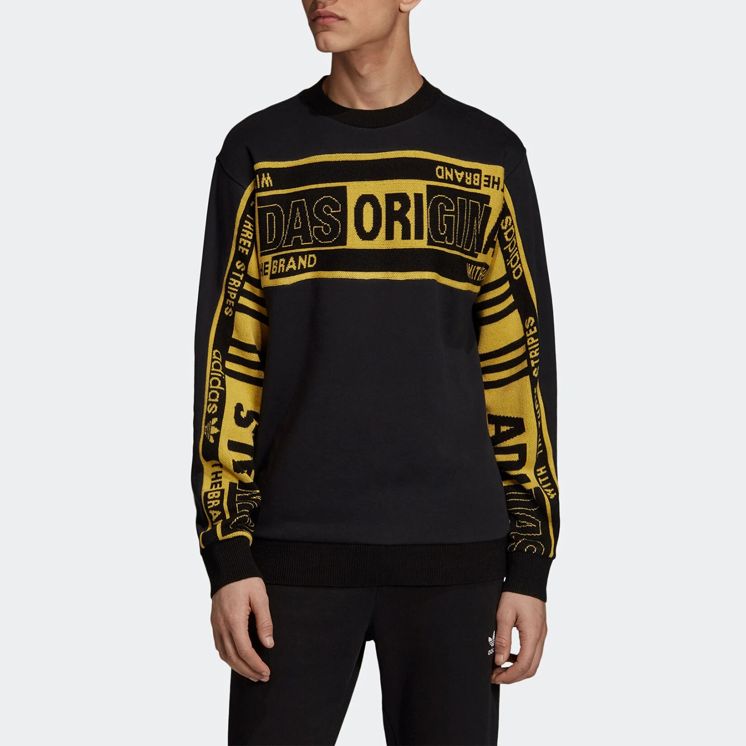 Adidas Originals Trefoil REAL SCARF CREW Men's Hoodie ED9357