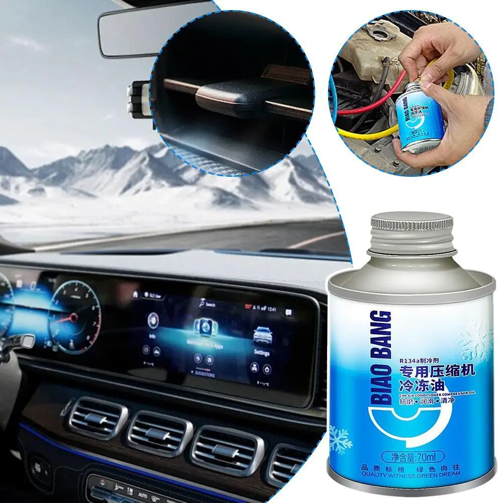 

Automotive Air Conditioning Compressor Refrigeration Oil Efficient Refrigerant For Car Compressor Cool Oil Auto Repair Tools