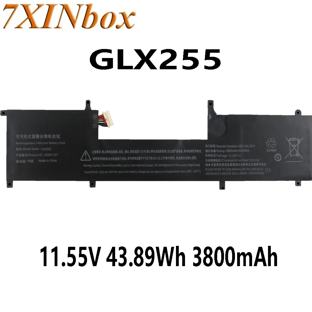 

7XINbox GLX255 11.55V 43.89Wh 3800mAh Battery for For Hipaa Dark Night T2 Notebook Tablet PC For Srg0n Srgon I7 Notebook Tablet