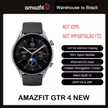 Mega Promoção: 15 Smartwatches no Menor Preço em 2025 com Até R$330 OFF Amazfit GTR 4 New