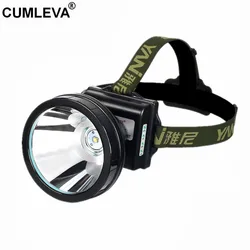 Linterna frontal LED profesional, linterna frontal LED de largo tiempo de funcionamiento, luz frontal LED de alto brillo, lámpara de pesca para caza nocturna de calidad