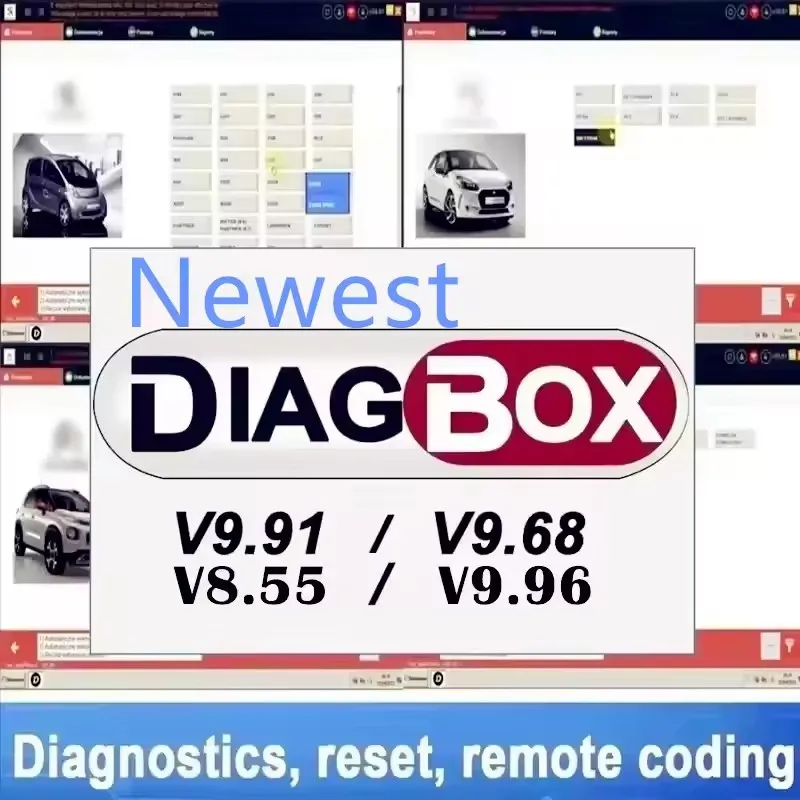 

Herramienta de diagnóstico de coche V9.96 9,91 8,55 ​ 9.68 Diagbox Software de diagnóstico de coche Multilingüe Totalmente funci