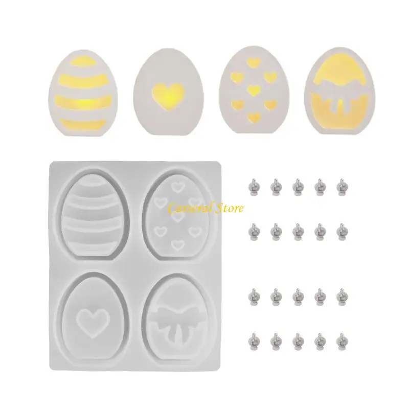 

M4YF Multipurpose Eggs Mould Set for Craft Art Supplies And Home Decoration