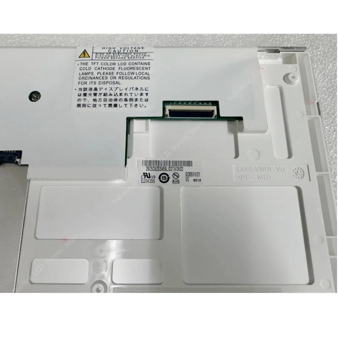 G085Vw01 V3 Original Tela LCD de carro industrial de 8,5 polegadas G085Vw01 V0 800 (Rgb) × 480 40 pinos