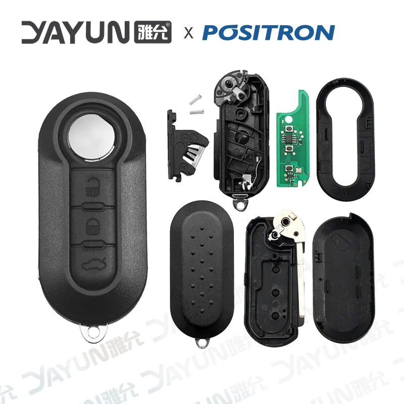 YAYUN Fiat FT-03 Modified Pocket Knife Key Positron Flex Alarm Buttons New and Old Line Up to 293 300 330 360 controle