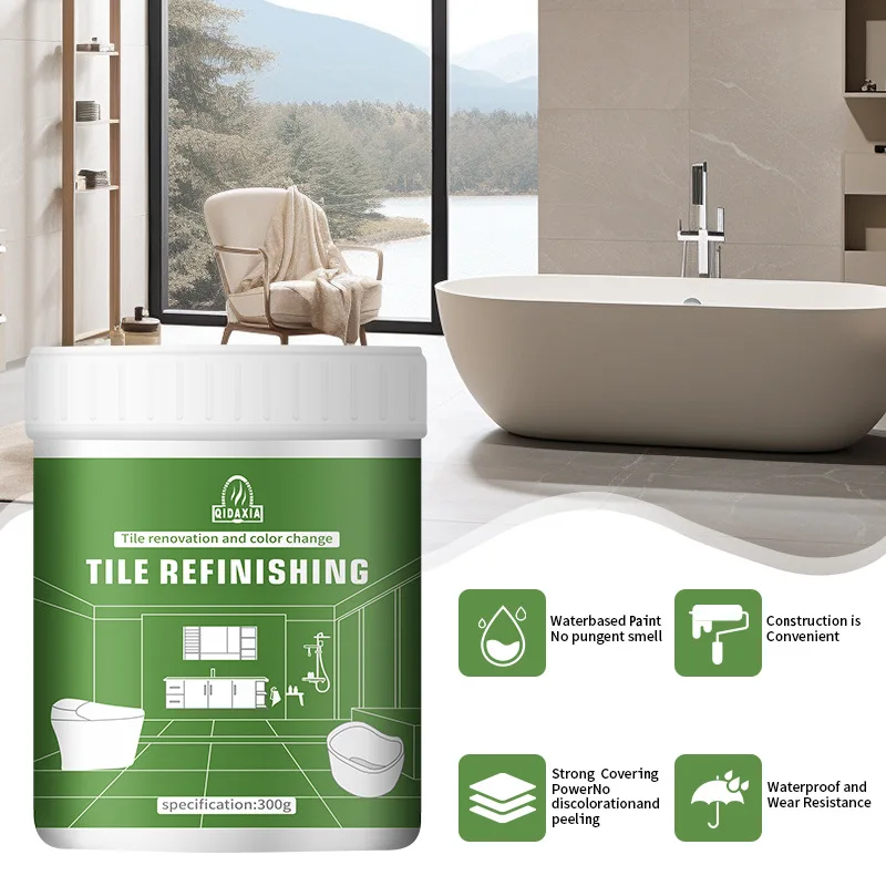 Tile Paint 3 In 1 Paint Tile Paint With Rich Colors 3 In 1 Tile Paint Bathroom Living Room Home Paint Bathroom Living Room