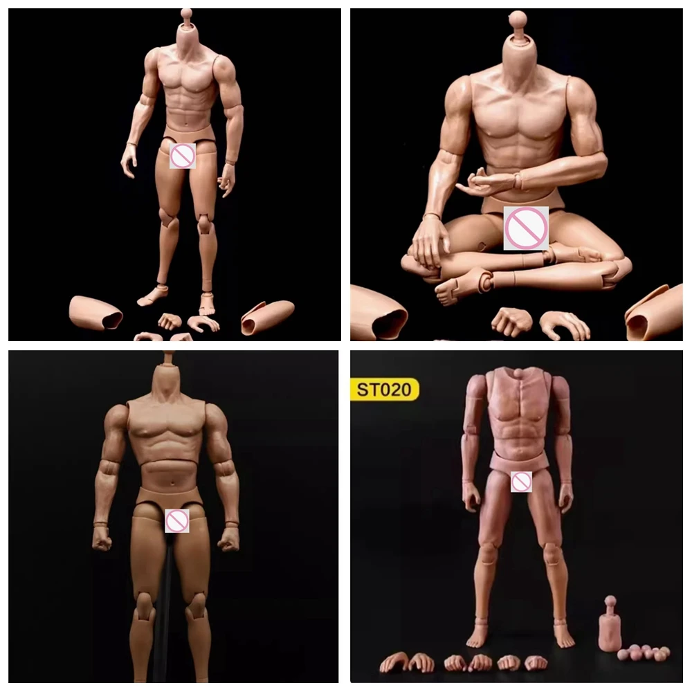 

Мужская кукла Muscle Body/мужское узкое плечо/st020 SOldier 1/6 Гибкая модель солдата для 12 дюймов, игрушки-фигурки головы