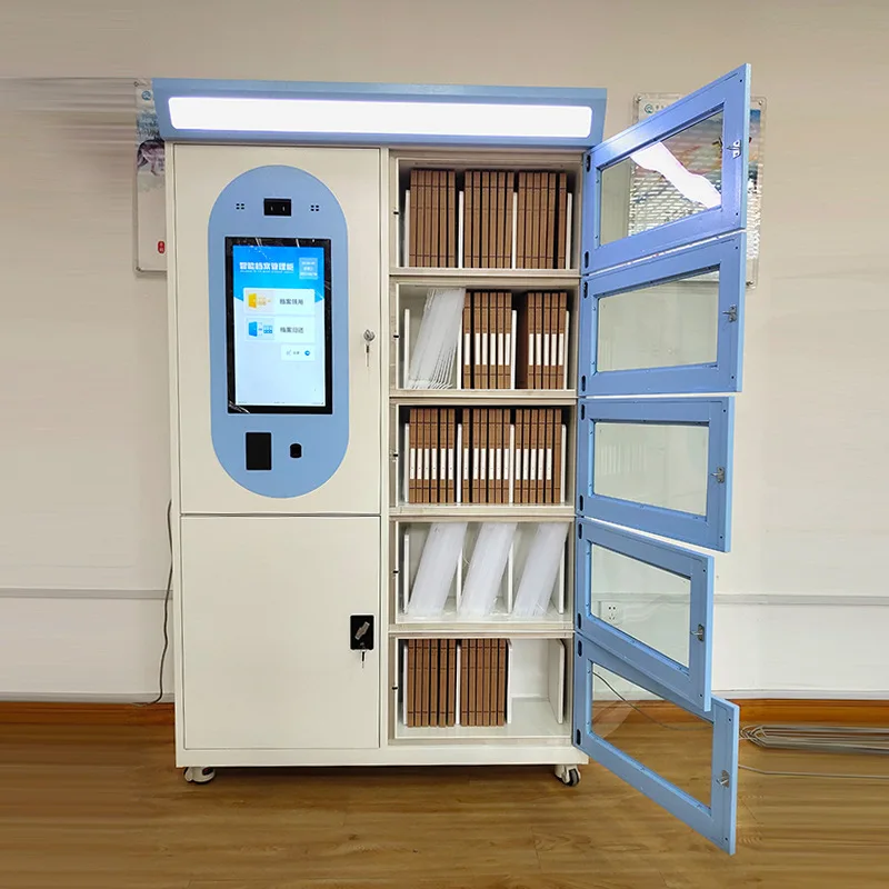 Smart borrowing and returning books Locker Unattended Smart shared reading Locker RFID facial recognition