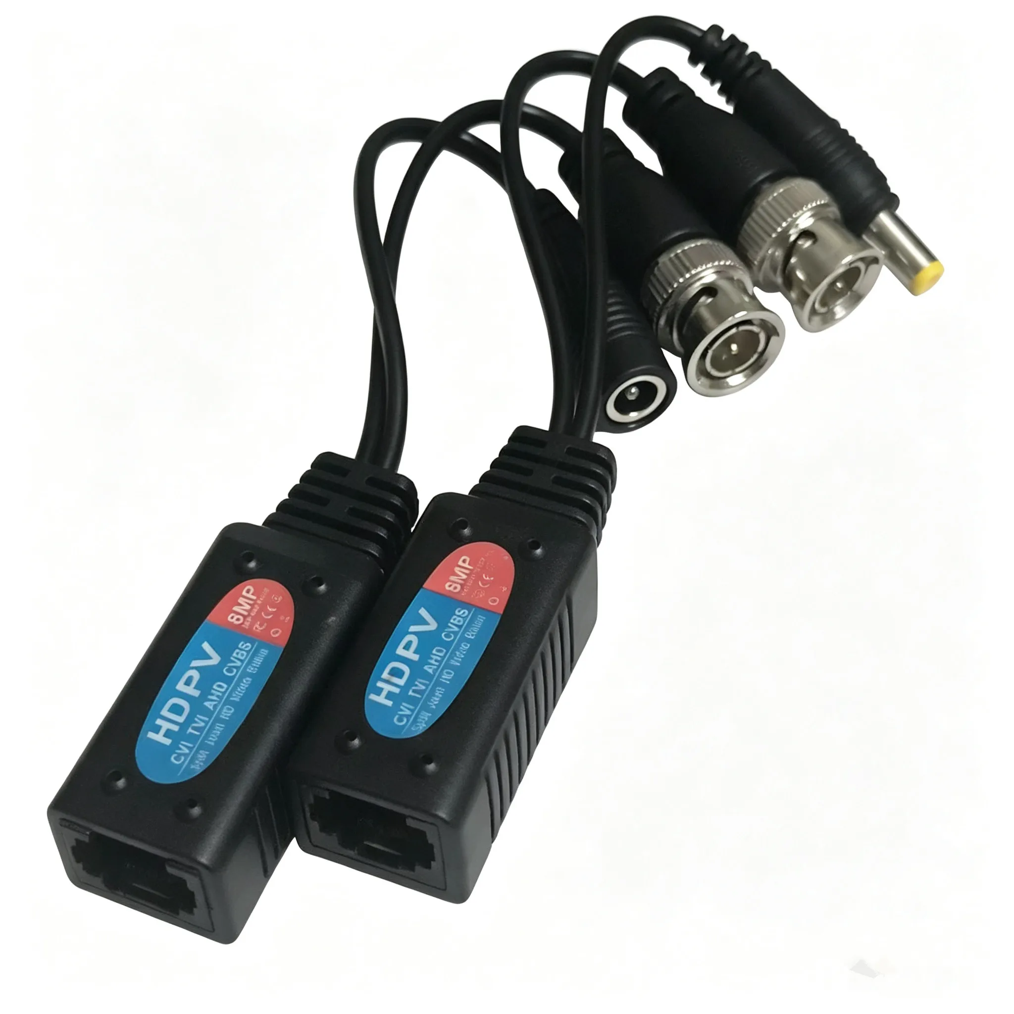 5pairs-8mp-hd-video-balun-connectors-bnc-to-rj45-conversion-twisted-pair-ethernet-for-ahd-cvi-tvi-cvbs-cctv-cameras