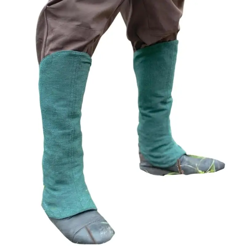 39BB Medieval Gaiters Knight Boot Covers Spats Linen Leg Guards Renaissances Costume Accessories for Women Men Gifts