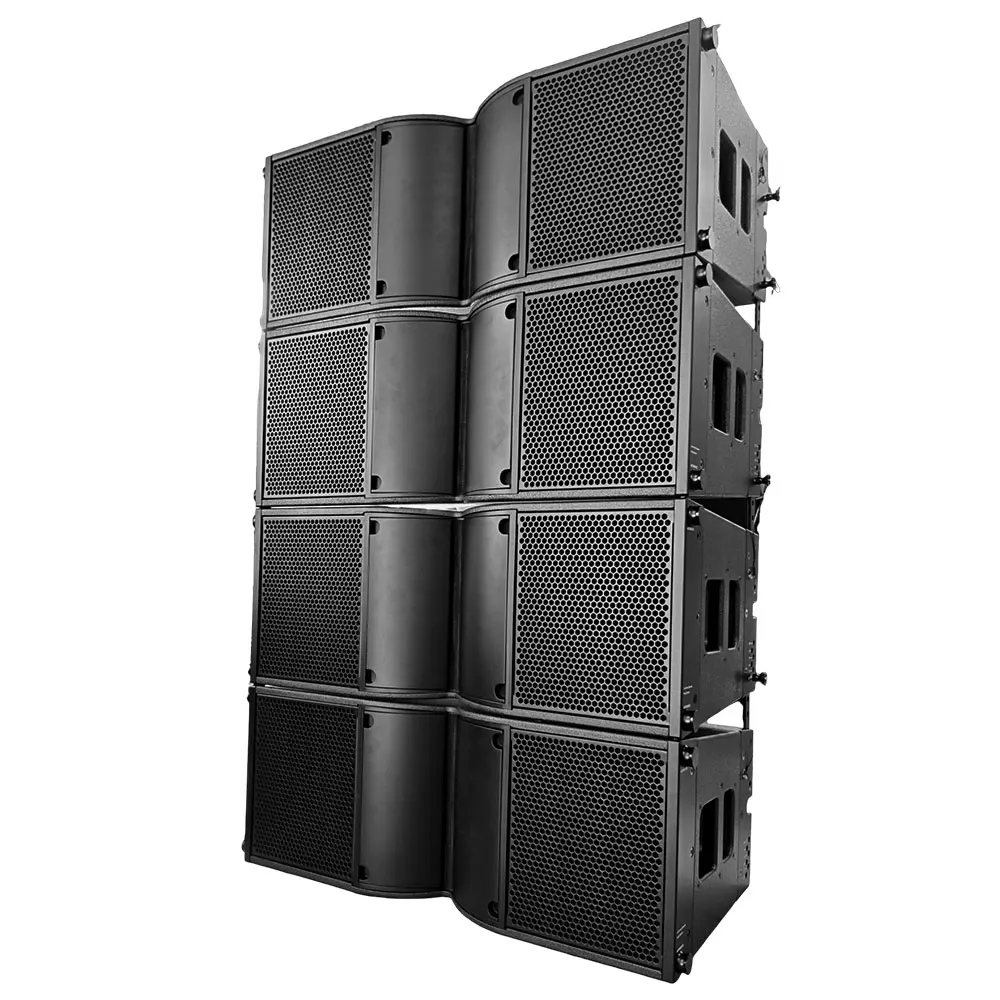 Professional Dual 12 Inch Line Array Speaker Dual 18 Inch Subwoofers Large  Concert Complete PA Audio Sound Equipment