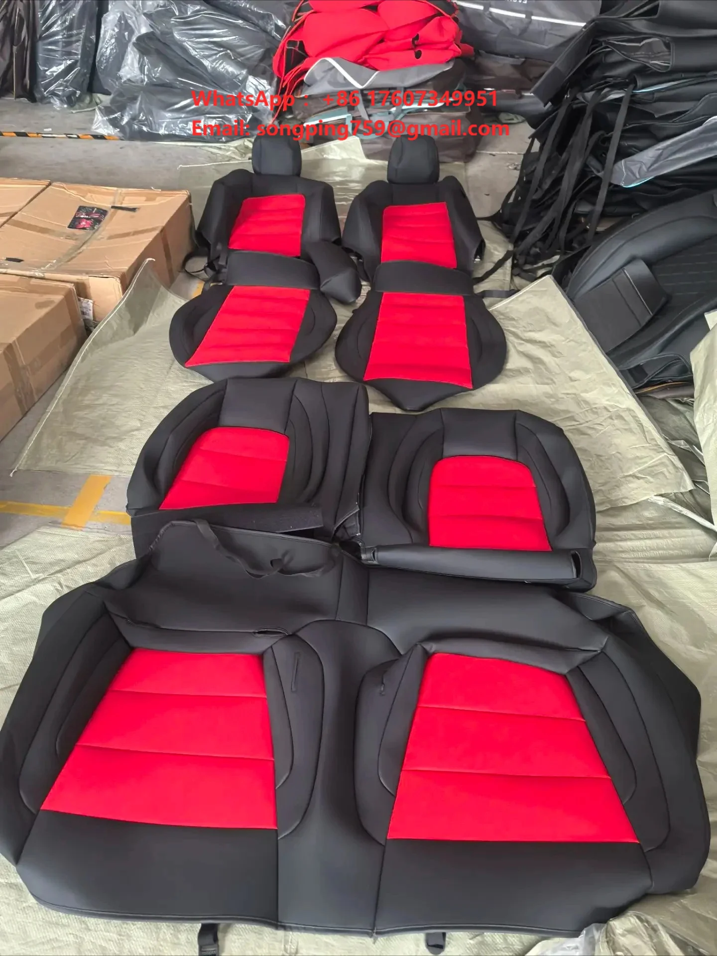 Luxury Design Napa Leather Exclusive Car Interior Seat Cover Suitable for Land Rover Defender Range Rover