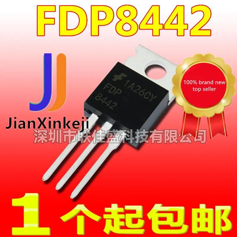 10Pcs 100% Original New In สต็อก FDP8442 8442 45A 60V-220 N-Channel Field Effect หลอด