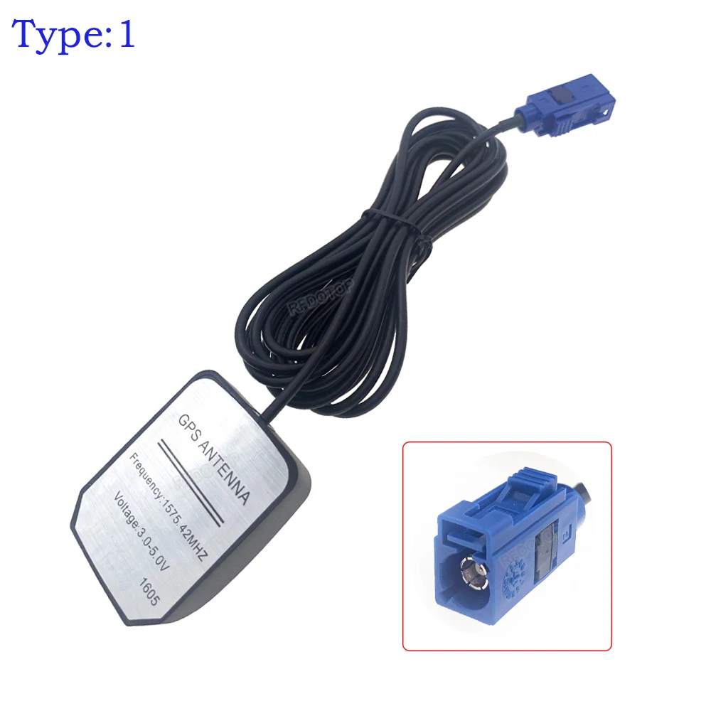 1Pcs Car GPS Antenna Fakra C Female RG174 Cable GPS Receiver Auto Aerial Adapter For Car Navigation Night Vision Camera Player